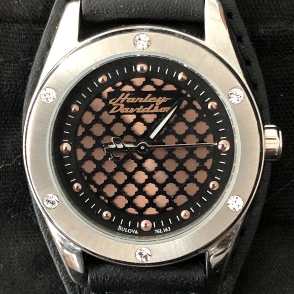 HARLEY DAVIDSON LADIES BULOVA WATCH - Picture 2 of 5